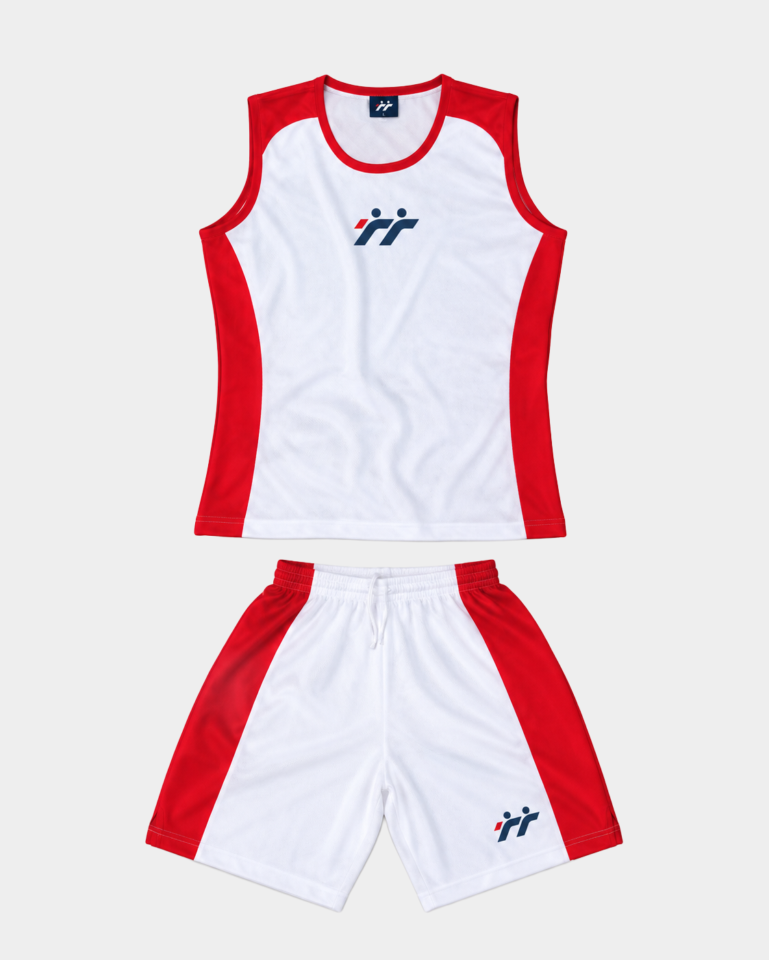 Completo-sportivo-bianco-e-rosso