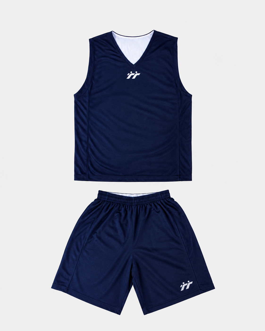 Completo sportivo blu navy minimalista