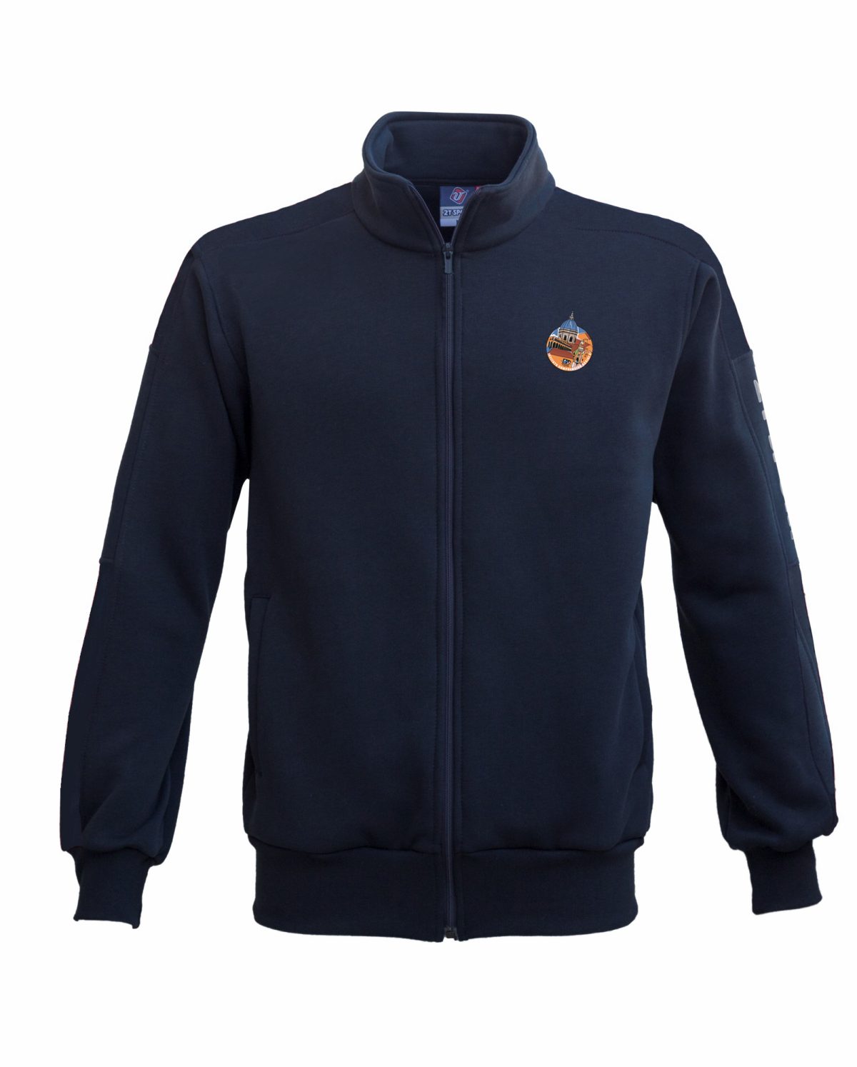 IC2 – Felpa Bambino Zip senza Cappuccio