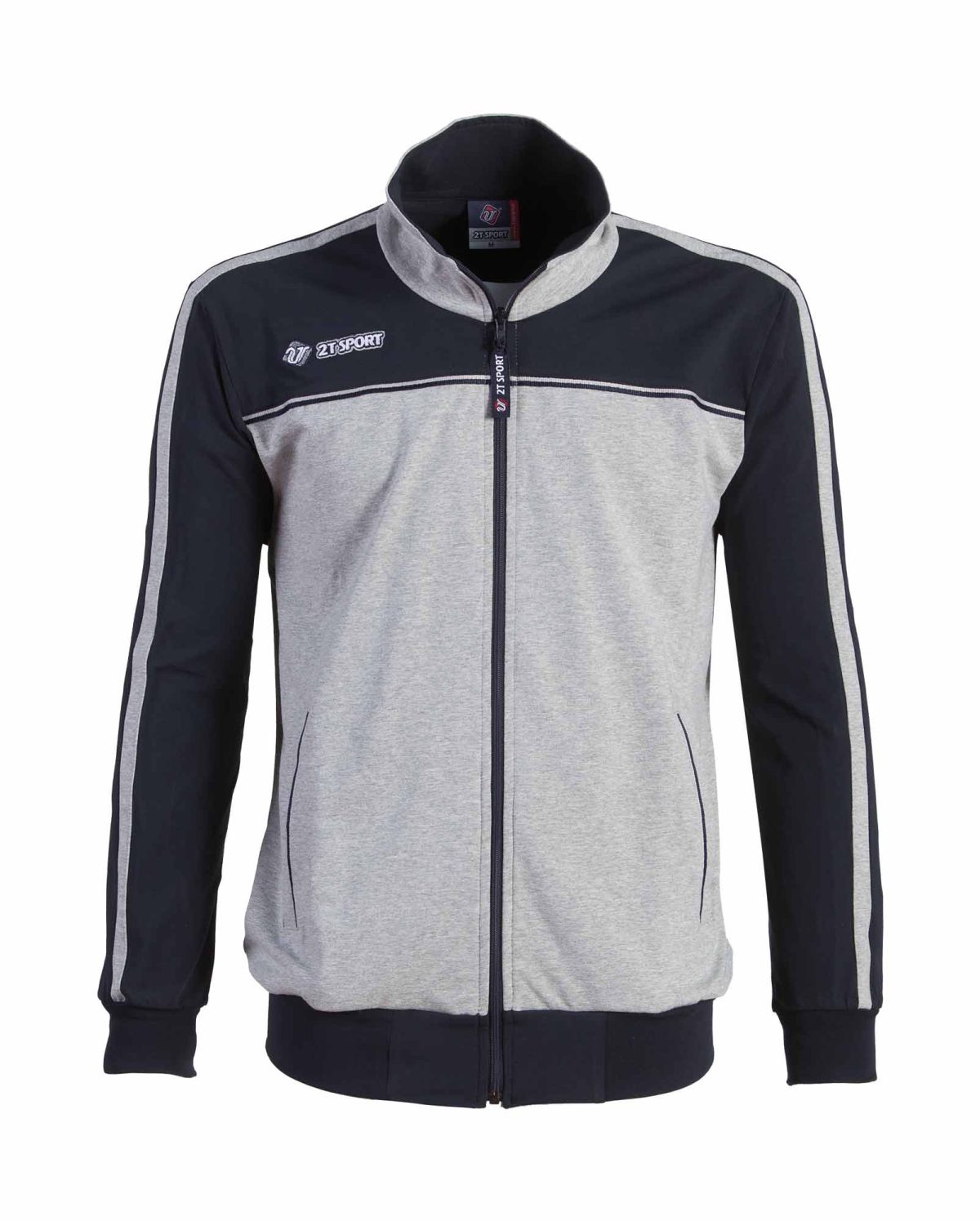 Felpa Comfort Uomo <span>Grigio/Blu</span>