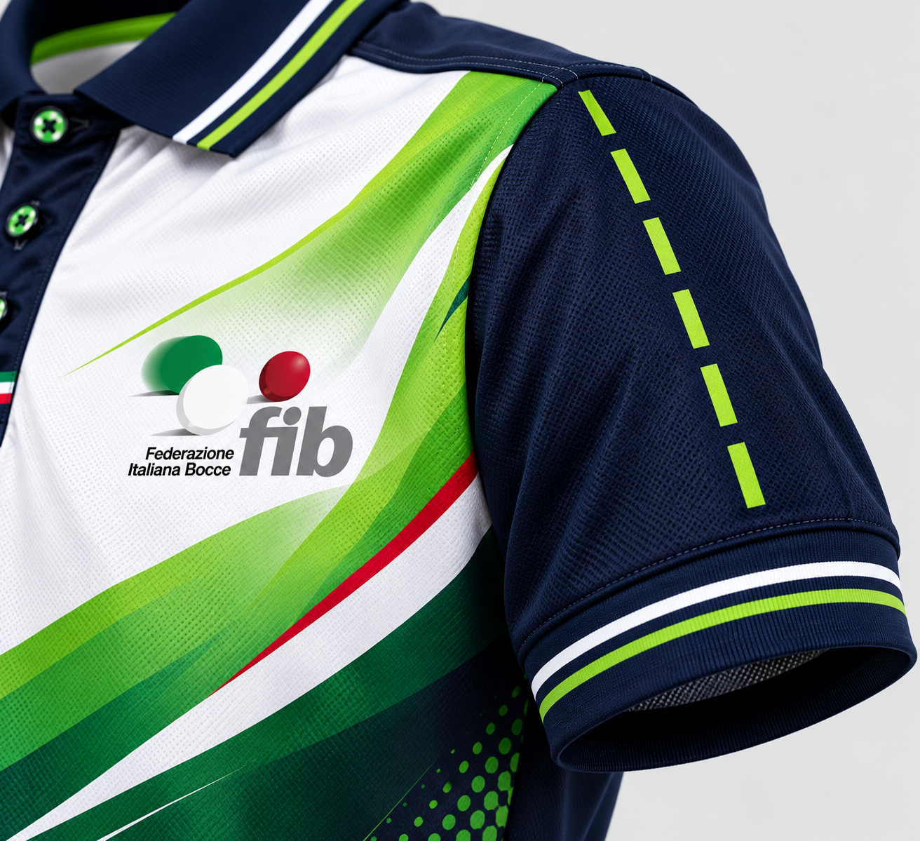 Dettaglio polo Federazione Italiana Bocce